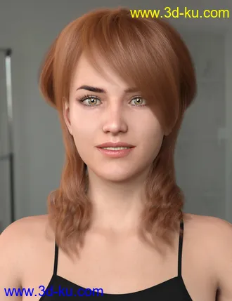 3D打印模型Back Updo Hair for Genesis 3 and 8 Female(s)的图片