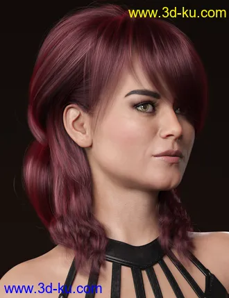 3D打印模型Back Updo Hair for Genesis 3 and 8 Female(s)的图片