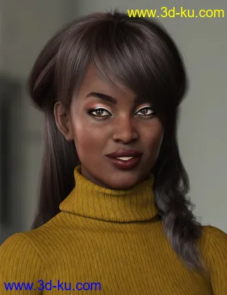 3D打印模型Back Updo Hair for Genesis 3 and 8 Female(s)的图片
