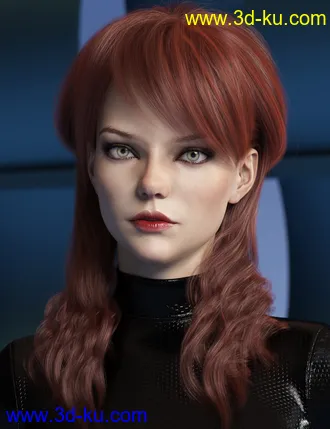3D打印模型Back Updo Hair for Genesis 3 and 8 Female(s)的图片