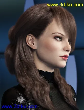 3D打印模型Back Updo Hair for Genesis 3 and 8 Female(s)的图片