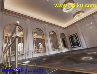 3D打印模型Ballet Dance Room的图片