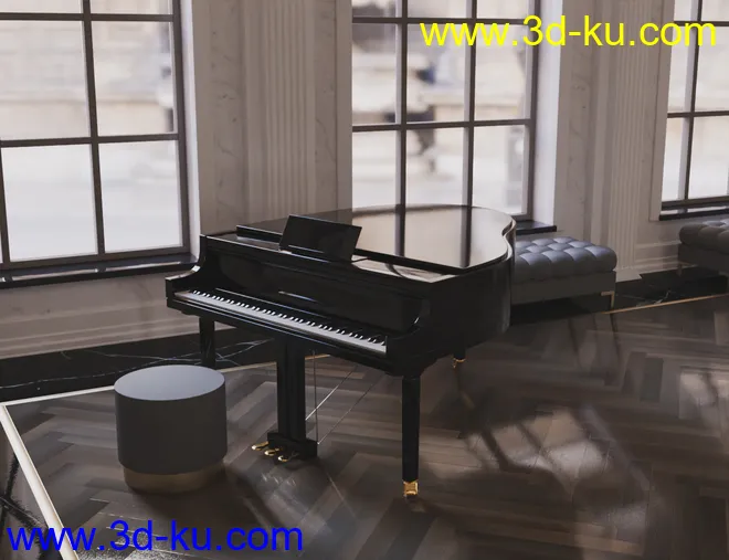 Ballet Dance Room模型的图片7