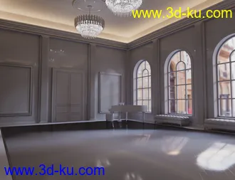 3D打印模型Ballet Dance Room的图片