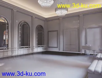 3D打印模型Ballet Dance Room的图片