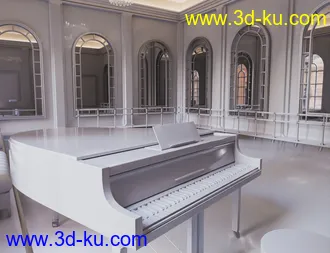 3D打印模型Ballet Dance Room的图片