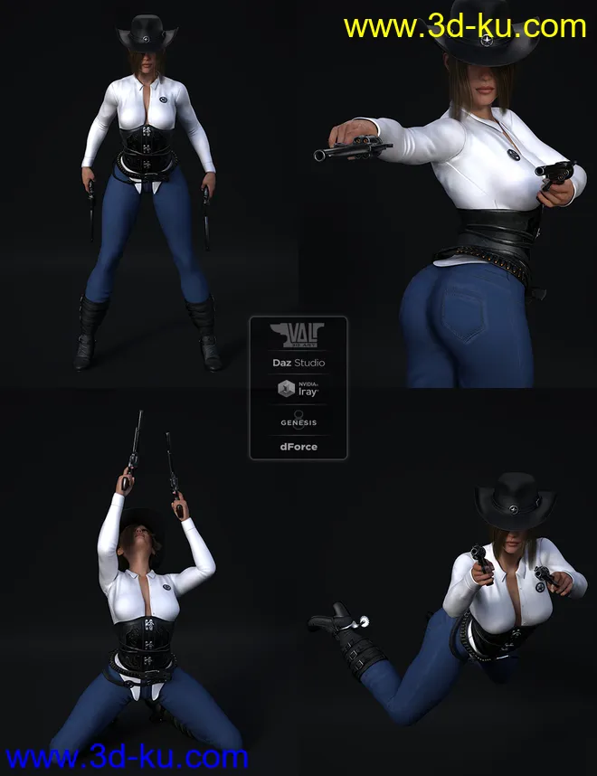 Bang Bang Poses for Genesis 8 Females模型的图片5