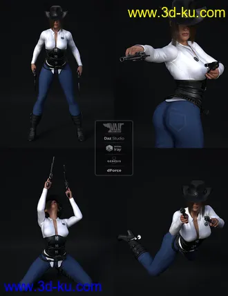 3D打印模型Bang Bang Poses for Genesis 8 Females的图片