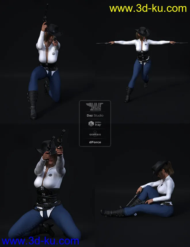 Bang Bang Poses for Genesis 8 Females模型的图片6