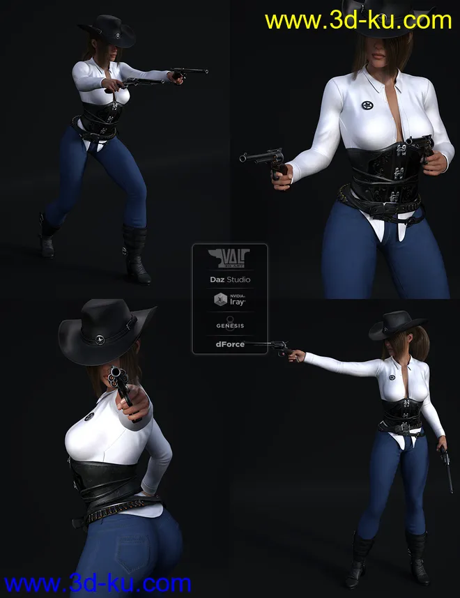 Bang Bang Poses for Genesis 8 Females模型的图片7