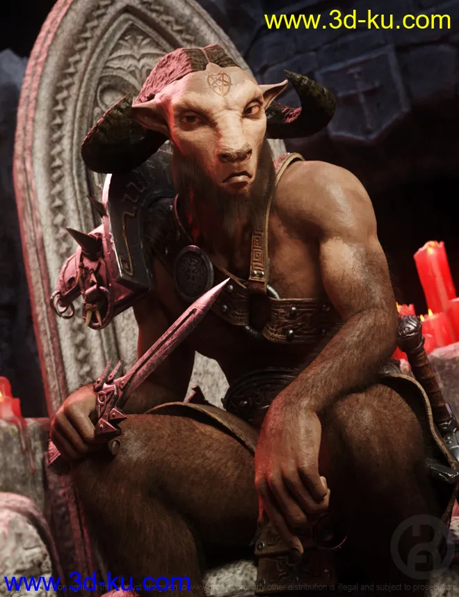 Bapho for Genesis 8 Male模型的图片1