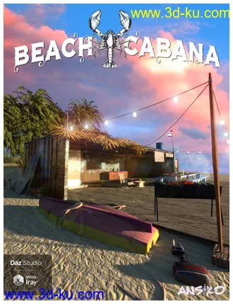 3D打印模型Beach Cabana的图片