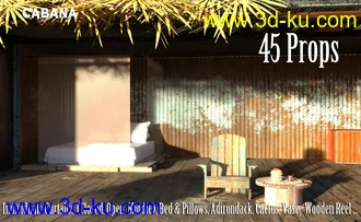 3D打印模型Beach Cabana的图片
