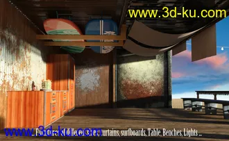 3D打印模型Beach Cabana的图片