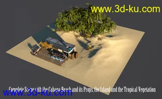 3D打印模型Beach Cabana的图片