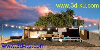 3D打印模型Beach Cabana的图片