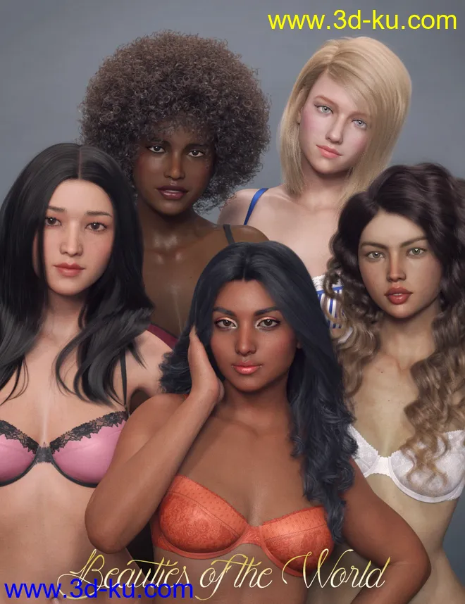 Beauties of the World for Genesis 8 Female模型的图片1