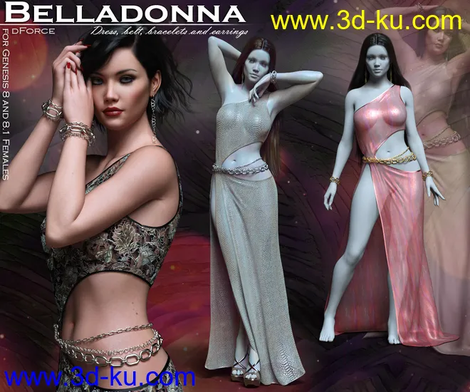 Belladonna for G8 and G8.1 Females模型的图片1