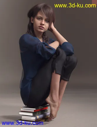 3D打印模型Billie HD with HD Expression for Genesis 8.1 Female的图片