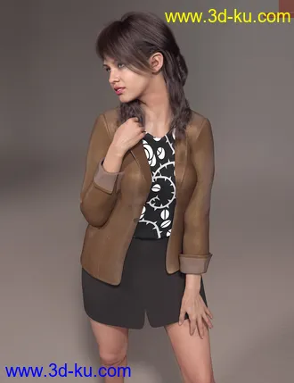 3D打印模型Billie HD with HD Expression for Genesis 8.1 Female的图片