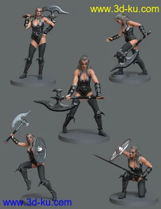 3D打印模型Birka Poses for Genesis 8 Female的图片