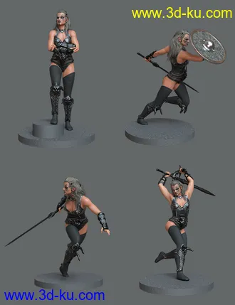 3D打印模型Birka Poses for Genesis 8 Female的图片