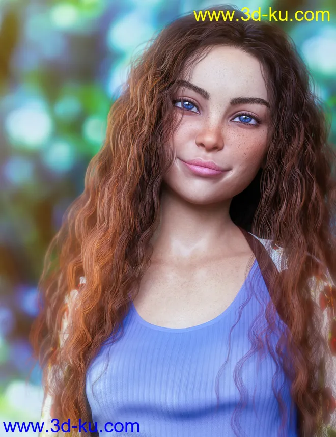 Bitsy For Genesis 8 Female模型的图片1