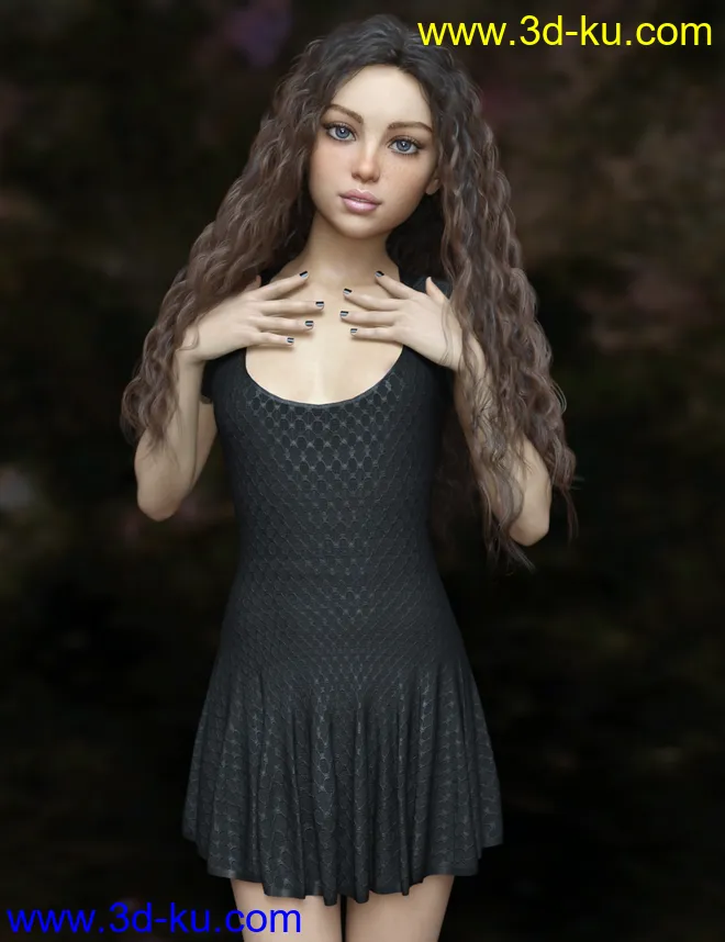 Bitsy For Genesis 8 Female模型的图片10