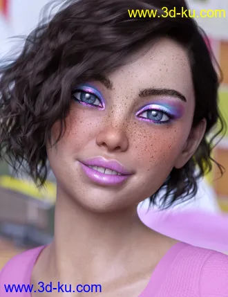 3D打印模型Bitsy For Genesis 8 Female的图片