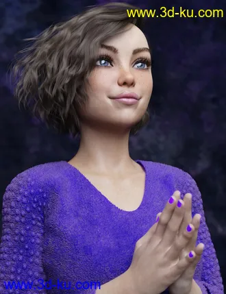 3D打印模型Bitsy For Genesis 8 Female的图片