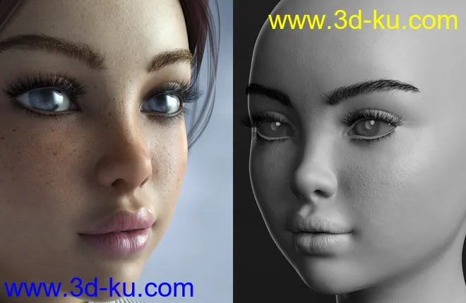 Bitsy For Genesis 8 Female模型的图片15