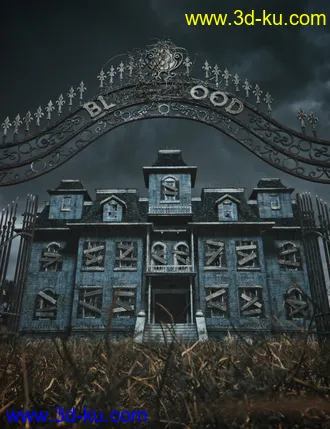 3D打印模型Blackwood Manor的图片