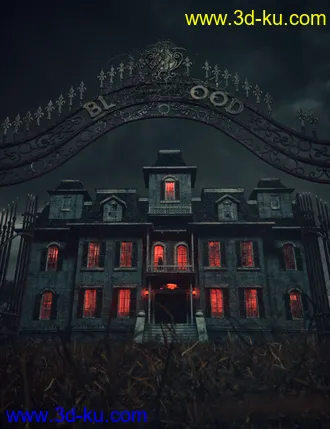 3D打印模型Blackwood Manor的图片