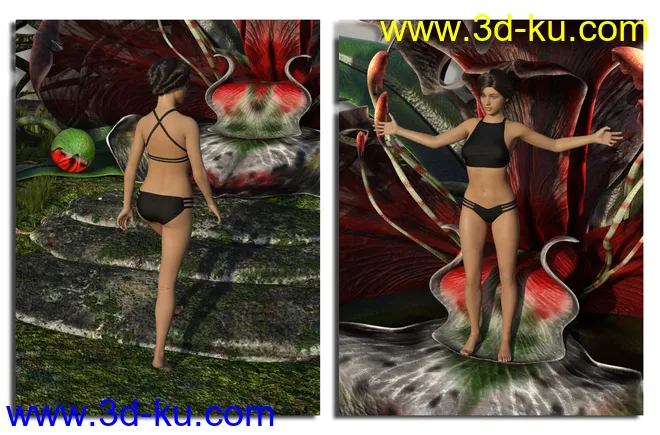 Blood Orchid Poses for Genesis 8 and 8.1 Female模型的图片9