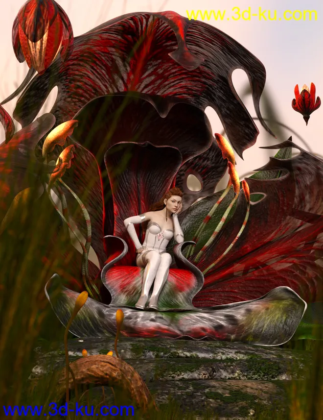 Blood Orchid Poses for Genesis 8 and 8.1 Female模型的图片13