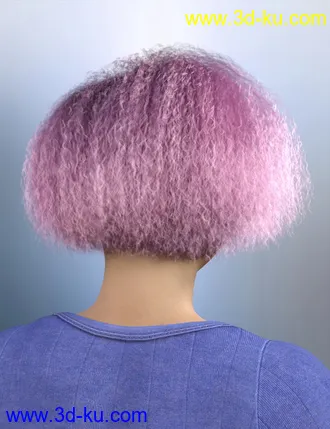 3D打印模型Bobbi Hair for Genesis 8 and 8.1 Female的图片