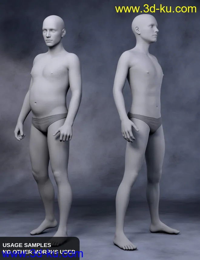 Body Morph Kit for Genesis 3 Male and Merchant Resource模型的图片4