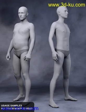 3D打印模型Body Morph Kit for Genesis 3 Male and Merchant Resource的图片