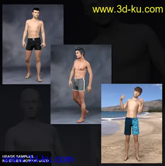 3D打印模型Body Morph Kit for Genesis 3 Male and Merchant Resource的图片