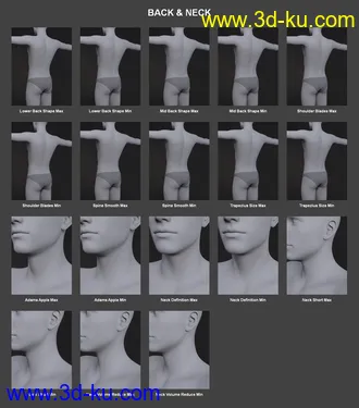 3D打印模型Body Morph Kit for Genesis 3 Male and Merchant Resource的图片