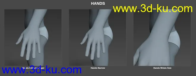 Body Morph Kit for Genesis 8 Male模型的图片4