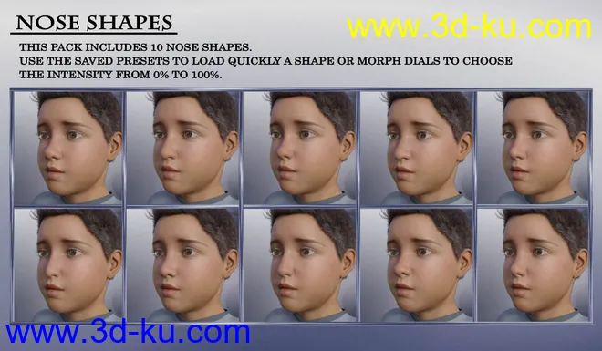 Body Shapes Younger Genesis 3 Male模型的图片6