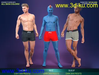 3D打印模型Body Wounds HD Morphs 2 for Genesis 8 Males的图片