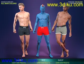 3D打印模型Body Wounds HD Morphs 2 for Genesis 8 Males的图片