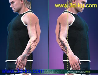 3D打印模型Body Wounds HD Morphs 2 for Genesis 8 Males的图片