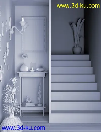 3D打印模型Boho Cottage Living Room的图片