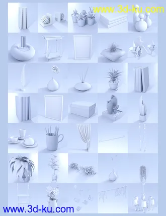 3D打印模型Boho Cottage Living Room的图片