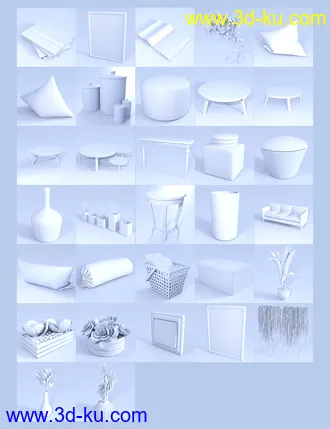 3D打印模型Boho Cottage Living Room的图片