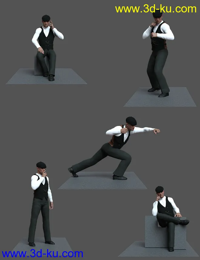 Brawler Life Poses for Alex Capital 8.1模型的图片6