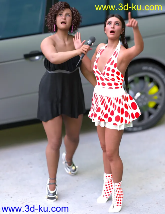 Breaking News Props and Poses for Genesis 8.1模型的图片1